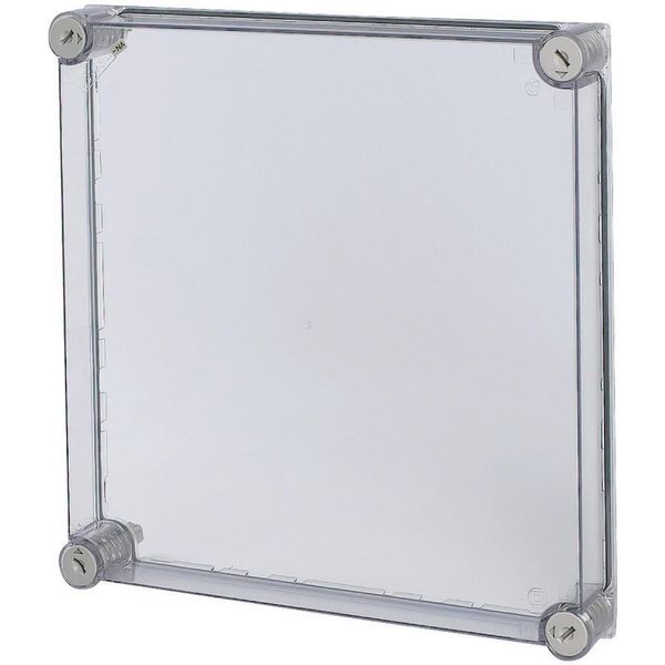 Cap, transparent smoky gray, HxWxD=375x375x50mm, NA model image 3