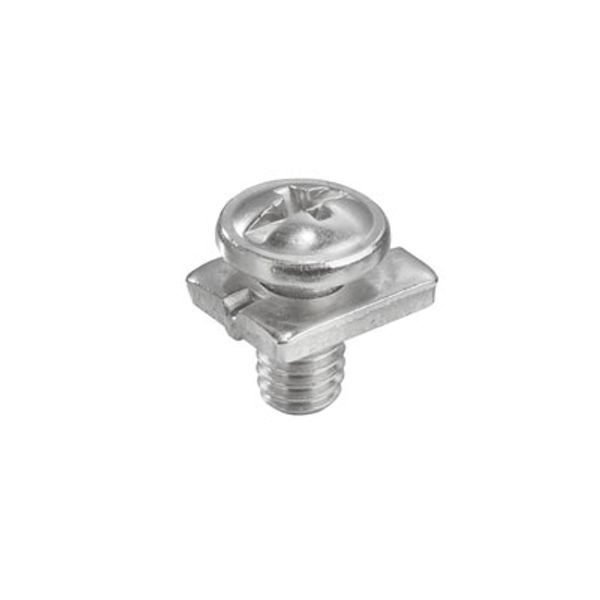 Screw for industrial connector, Steel, Colour: Silver grey image 1