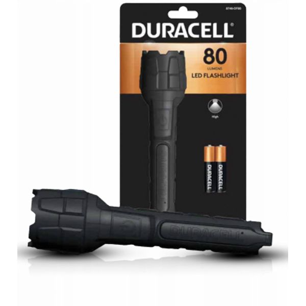 DURACELL 8746 Flashlight Rubber 80lm incl. 2xAAA BL1 image 1