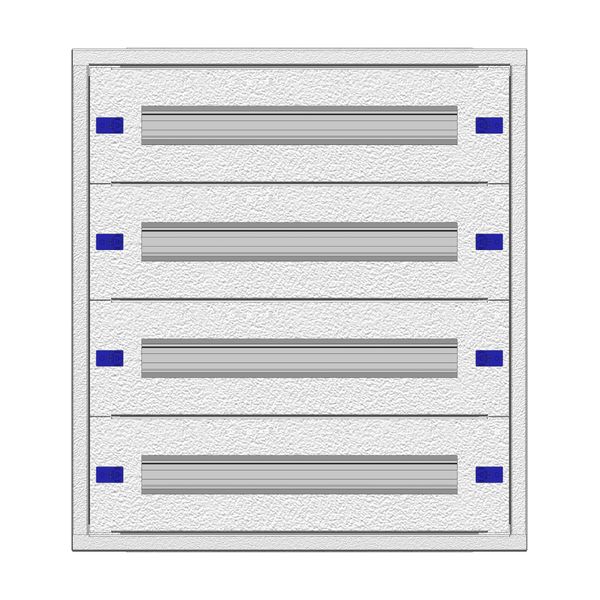 Modular chassis 2-12K flat, 4-rows, depth 100 mm image 1