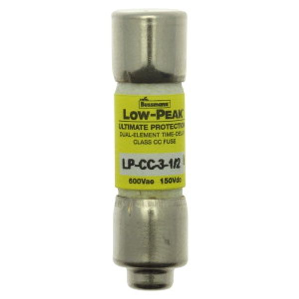 Fuse-link, LV, 3.5 A, AC 600 V, 10 x 38 mm, CC, UL, time-delay, rejection-type image 6