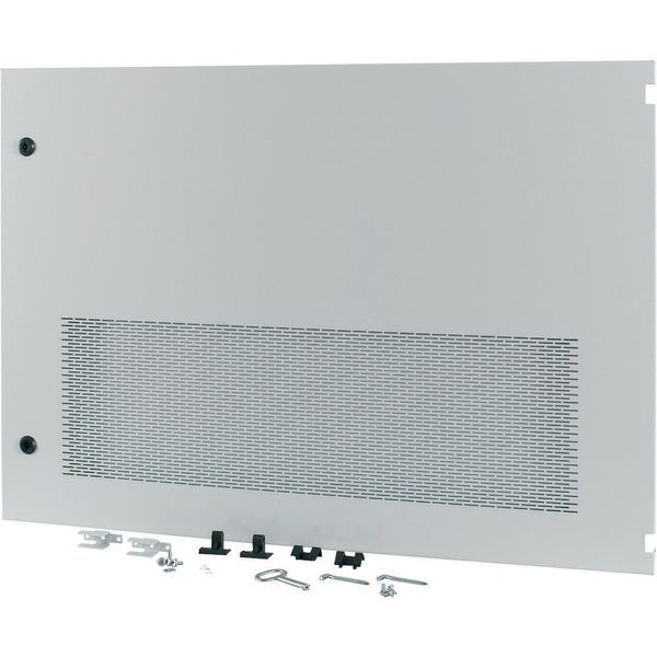 Section wide door, ventilated, right, HxW=700x1000mm, IP31, grey image 3