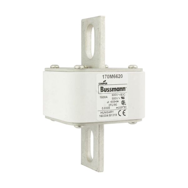 Fuse-link, high speed, 1800 A, AC 600 V, size 3, 76 x 92 x 135 mm, aR, IEC, UL image 15