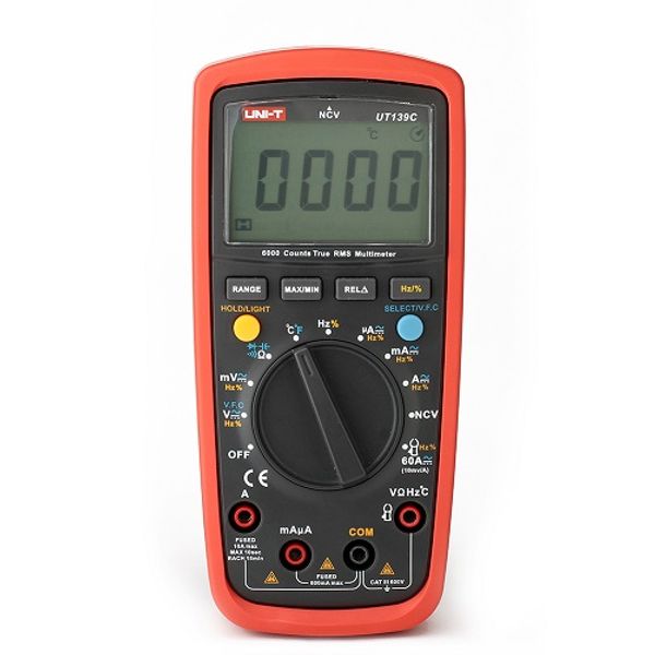 Multimeter UT139C CATIII frequency, capasitance, temperature, continuity buzzer, diode UNI-T image 1