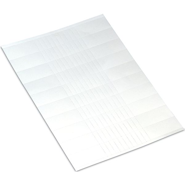 Cardboard signs for laser printer 9.5 x 25 mm white image 3