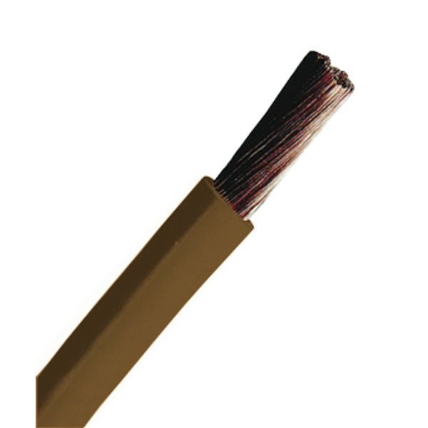 PVC Insulated Wires H05V-K 1mmý brown (fine stranded) image 1