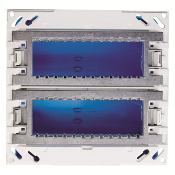 T1092.1 Centralization 12 gang with Mounting plate Blue - Zenit image 1