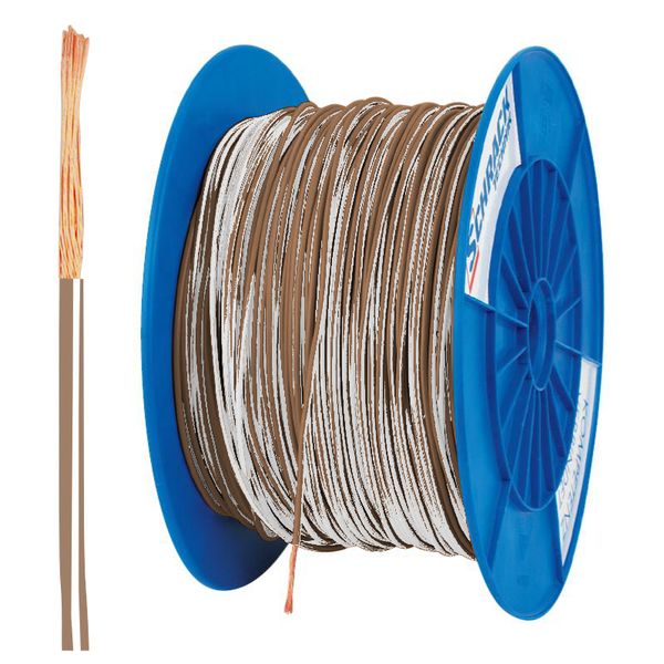 PVC Insulated Single Core Wire H05V-K 1mmý br/wt (coil) image 1
