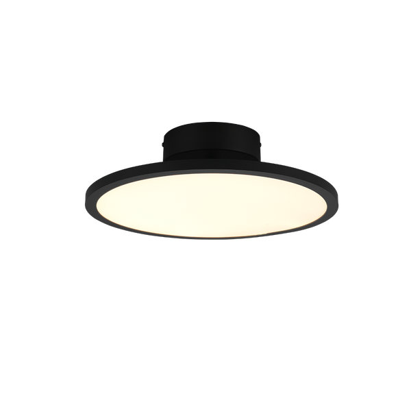Tray LED ceiling lamp matt black image 1