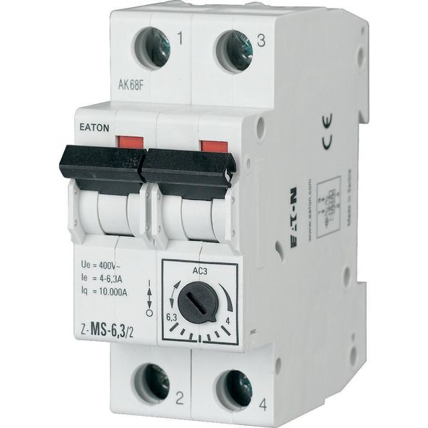Motor-Protective Circuit-Breakers, 4-6, 3A, 2 p image 3