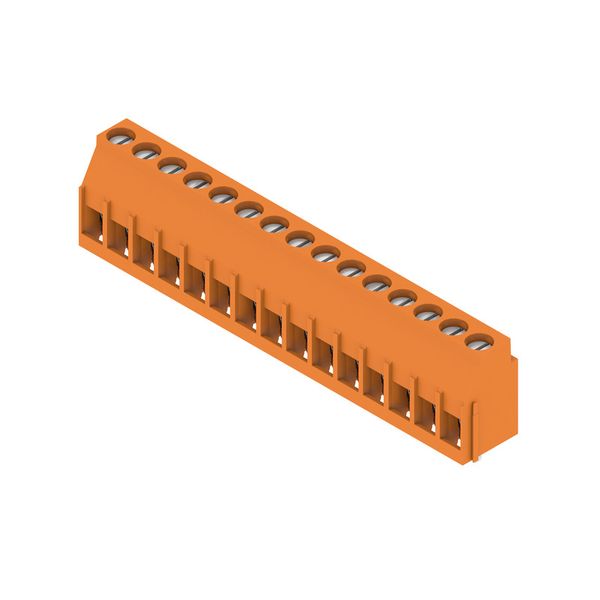 PCB terminal, 5.08 mm, Number of poles: 15, Conductor outlet direction image 4