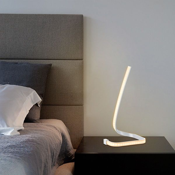 LED swirl table lamp ↕ 29,2 cm aluminium image 2