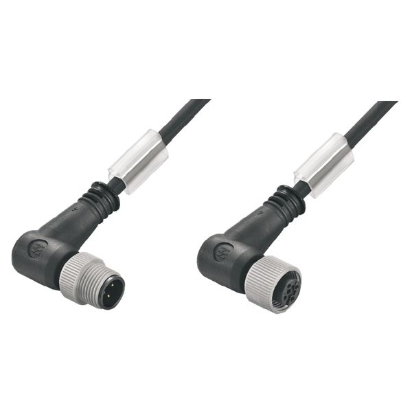 Sensor-actuator Cable (assembled), Connecting line, M12 / M12, Number  image 1