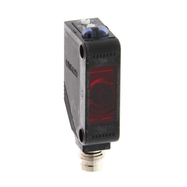 Photoelectric sensor, rectangular housing, red LED, through-beam, rece image 3