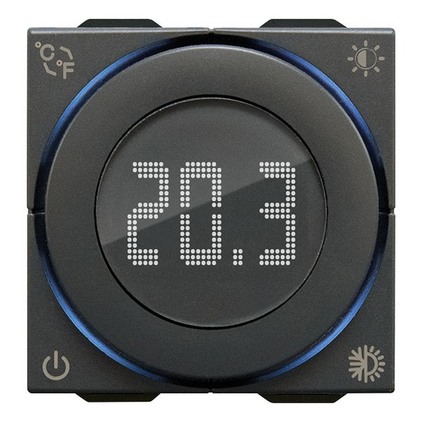 IoT dial thermostat 2M carbon matt image 1