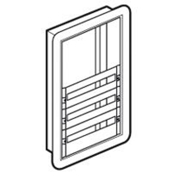 XL3 160 FLUSH MOUNTING TARIFF BLUE+3R image 1