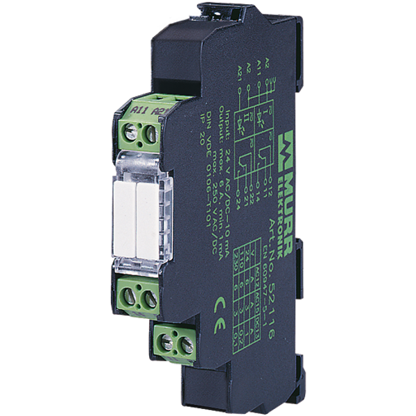 MIRO 12.4 24V-2S OUTPUT RELAY IN: 24 VAC/DC - OUT: 250 VAC/DC / 6 A image 1