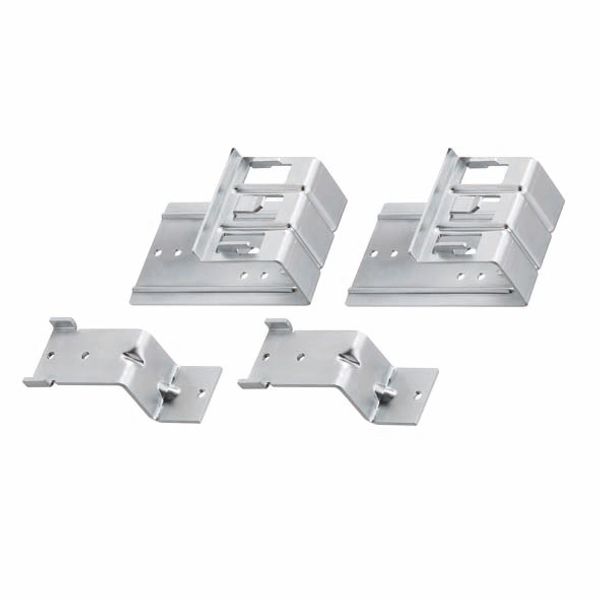PAIR OF FAST & EASY QUICK ASSEMBLY BRACKETS FOR SUPPORTING WIRING TRUNKINGS image 2