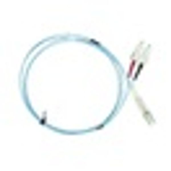 FO Patchcord Duplex LC/SC, 50/125æm OM3, LS0H-3, aqua, 1.0m image 4