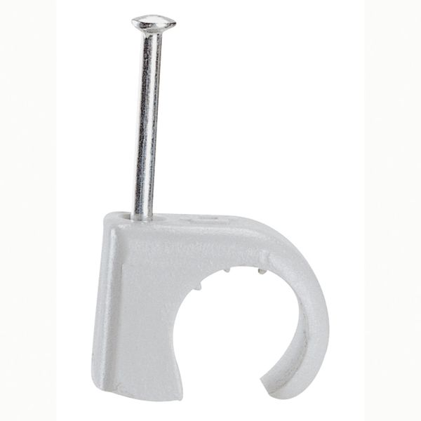 Cable clip Multifix - for concrete materials - for cable Ø 10 to 14 mm - grey image 1