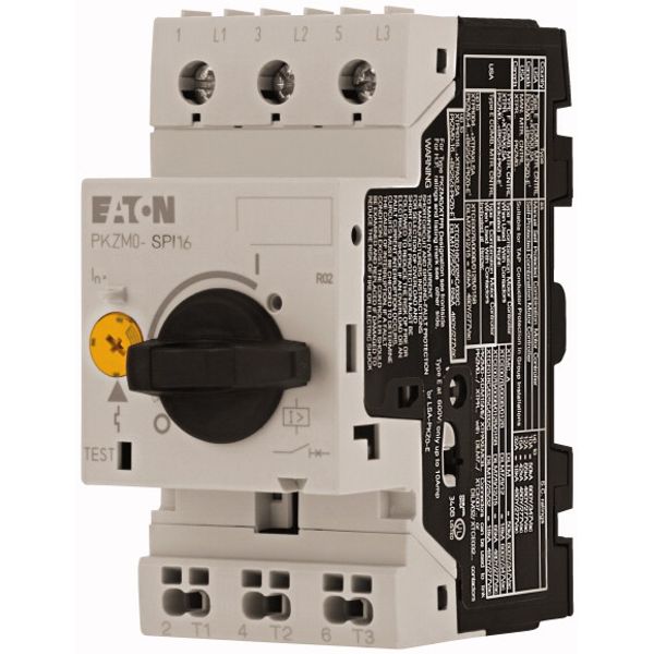 Motor-protective circuit-breaker, 0.1 - 0.16 A, Feed-side screw terminals/output-side push-in terminals image 2