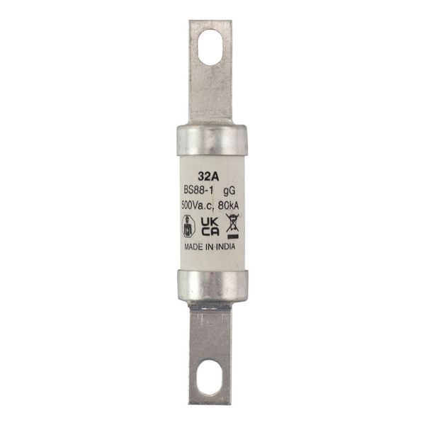 Fuse-link, low voltage, 32 A, AC 500 V, BS88, 21 x 114  mm, gL/gG, BS image 12