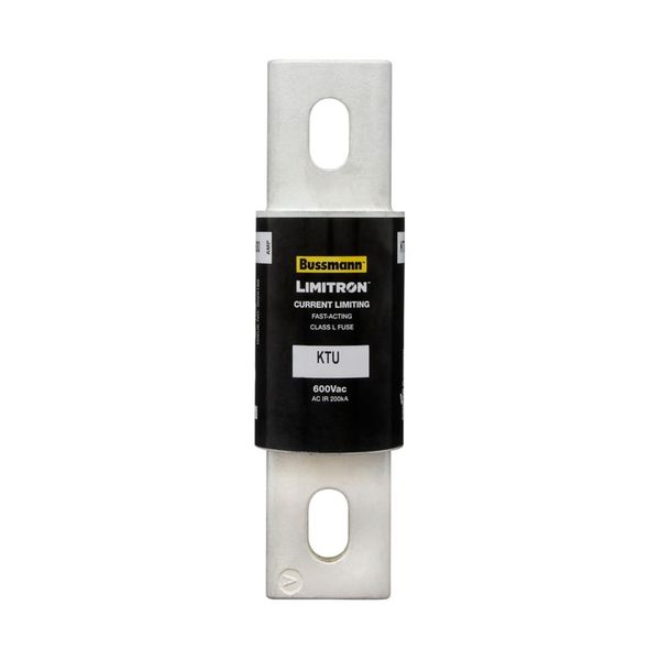 Eaton Bussmann Series KTU Fuse, Current-limiting, Fast Acting Fuse, 600V, 601A, 200 kAIC at 600 Vac, Class L, Bolted blade end X bolted blade end, Melamine glass tube, Silver-plated end bells, Bolt, 2.5, Inch, Non Indicating image 14