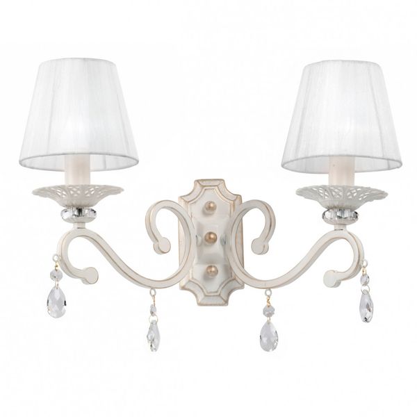 Elegant Grace Wall Lamp White with Gold image 3