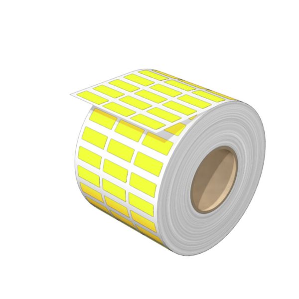 Device marking, Self-adhesive, halogen-free, 20 mm, Polyester, yellow image 2