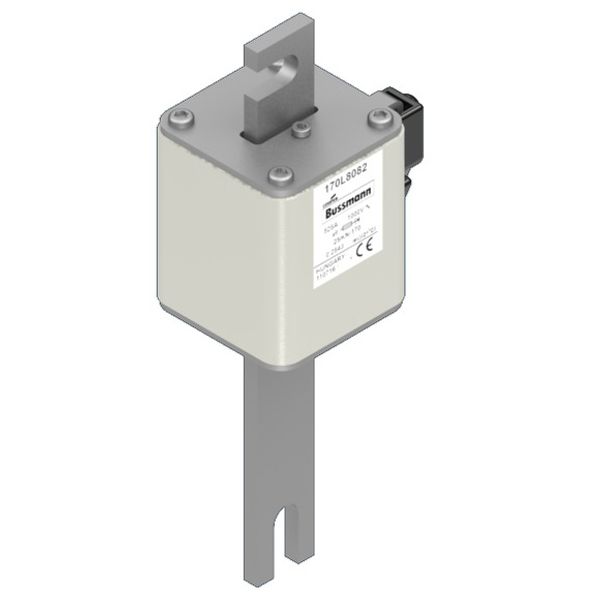 Fuse-link, high speed, 500 A, AC 1500 V, Size 2, 59 x 77 x 168 mm, aR, DIN, IEC, single indicator image 3