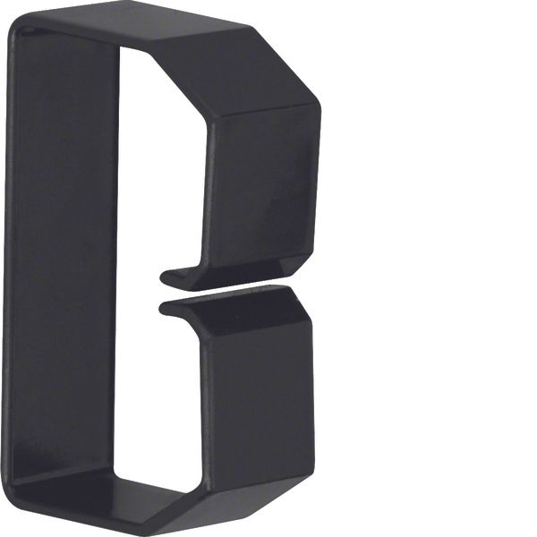 Cable retaining clip made of PVC for LKG 50x75mm black image 1