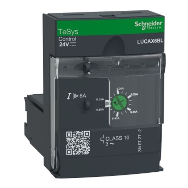 Standard control unit, TeSys Ultra, 0.15-0.6A, 3P motors, thermal magnetic protection, class 10, coil 24V DC image 4