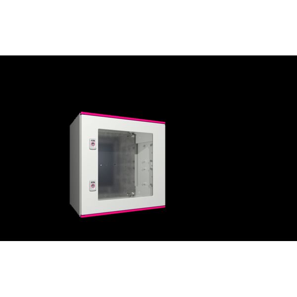 AX Plastic enclosure, WHD: 500x500x300 mm, with viewing window image 2