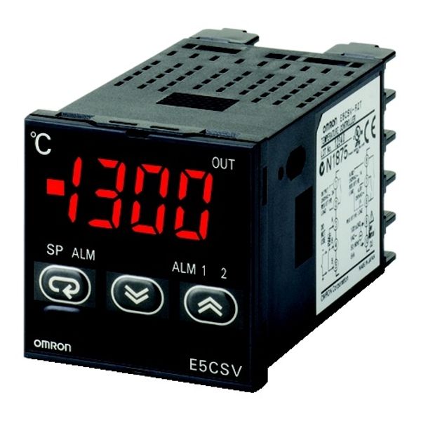 Temp. controller, LITE, DIN48x48, SPST relay output, Thermocouple and image 1