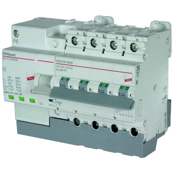 Surge protective devices for circuit breakers   4-pole  C40 A image 1
