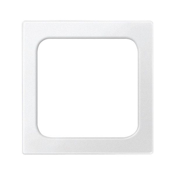 Central plate for light signal insert, polar white, system M image 1