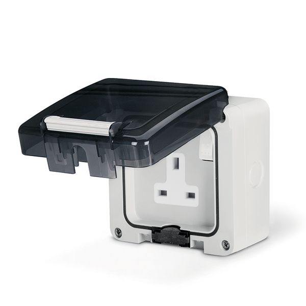 SWITCH SOCKET BS1363 13A DP 115x115 image 1