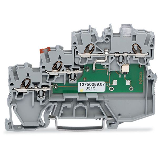 3-conductor actuator supply terminal block LED (yellow) for NPN-(low-s image 3