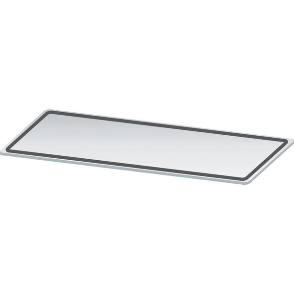 Blank bottom plate with seal, WxD=232x112mm image 3