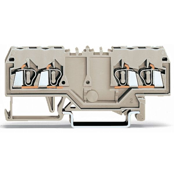 Double potential terminal block 2.5 mm² suitable for Ex e II applicati image 1