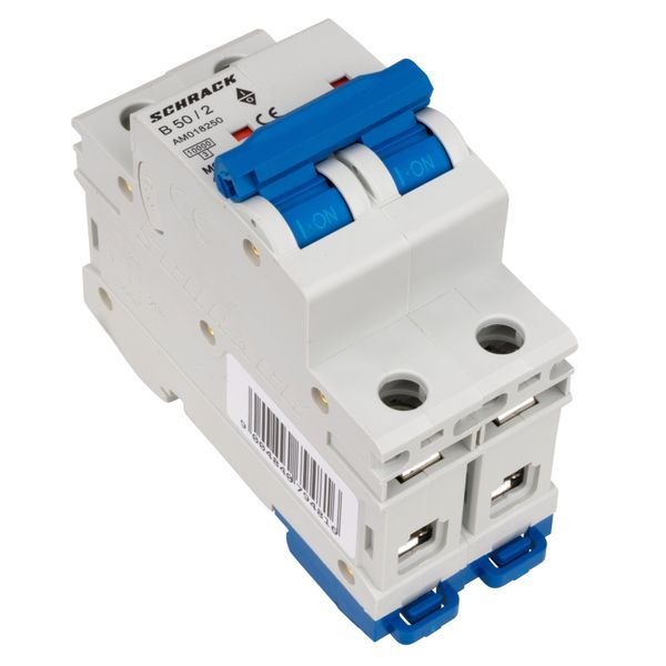 Miniature Circuit Breaker (MCB) AMPARO 10kA, B 50A, 2-pole image 3