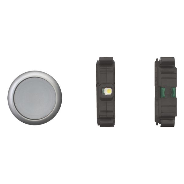 Illuminated pushbutton actuator, RMQ-Titan, flush, momentary, white, Blister pack for hanging image 12