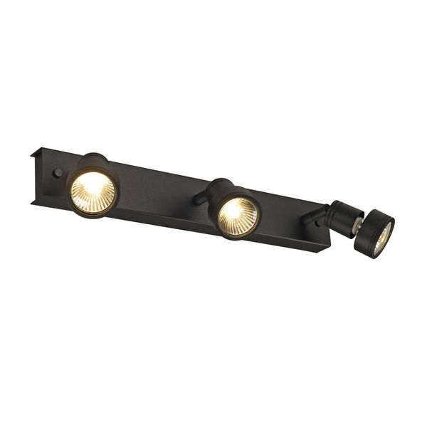 PURI 3 ceiling light, matt black, GU10, max. 3x50W image 3