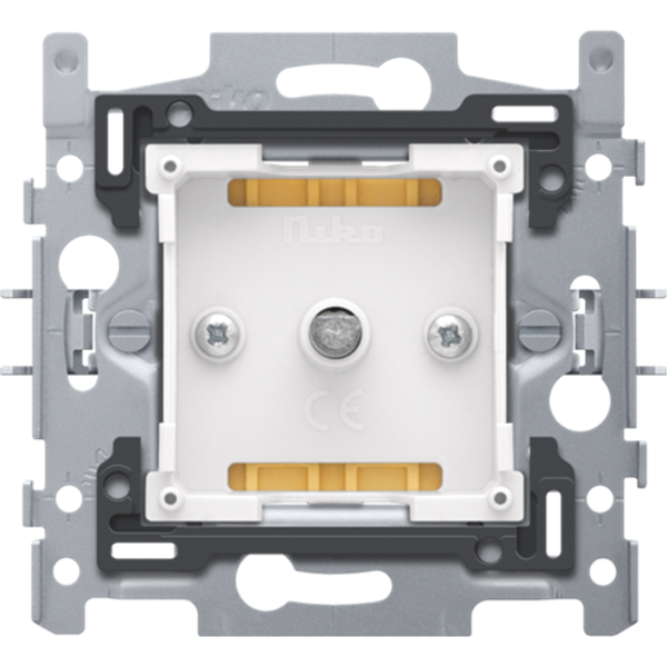 Base for rotary switch for motors with 3 speeds: 1-0-2, 25 A/250 Vac, claw fixing image 1