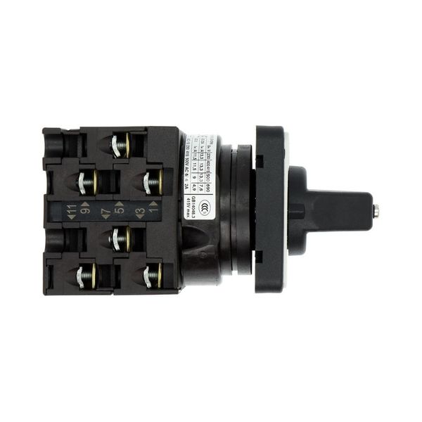 Changeoverswitches, T0, 20 A, flush mounting, 3 contact unit(s), Contacts: 6, 60 °, maintained, With 0 (Off) position, 1-0-2, Design number 8212 image 28