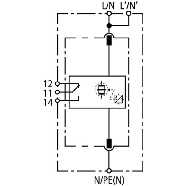 Coordin. lightning current arr. Type 1 DEHNbloc M w. high follow curre image 3