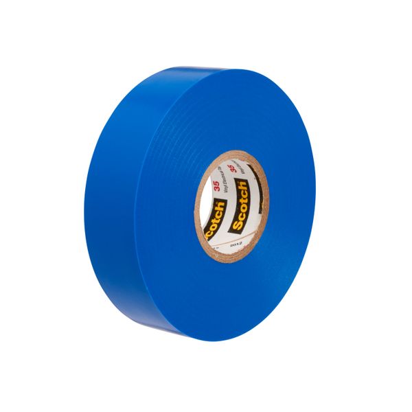 Scotch® Vinyl Color-Coding Electrical Tape 35, Blue, 19 mm x 20 m image 7