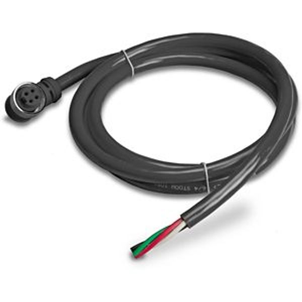 MB-Power-cable, IP67, 4 m, 4 pole, Prefabricated on one side with 7/8z right-angle socket image 4
