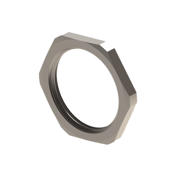 Hex locknut, M16, stainless steel image 1