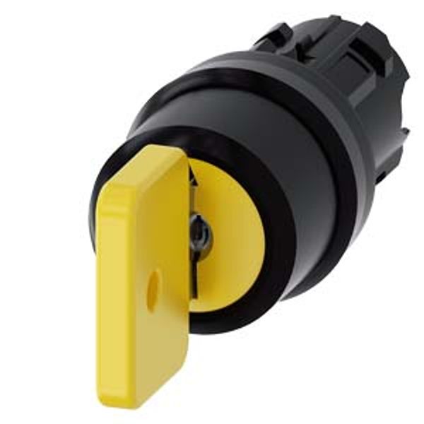 Key-operated switch O.M.R, 22 mm, round, plastic, lock number 73033, 3SU1000-4JL11-0AA0-Z X90 image 1